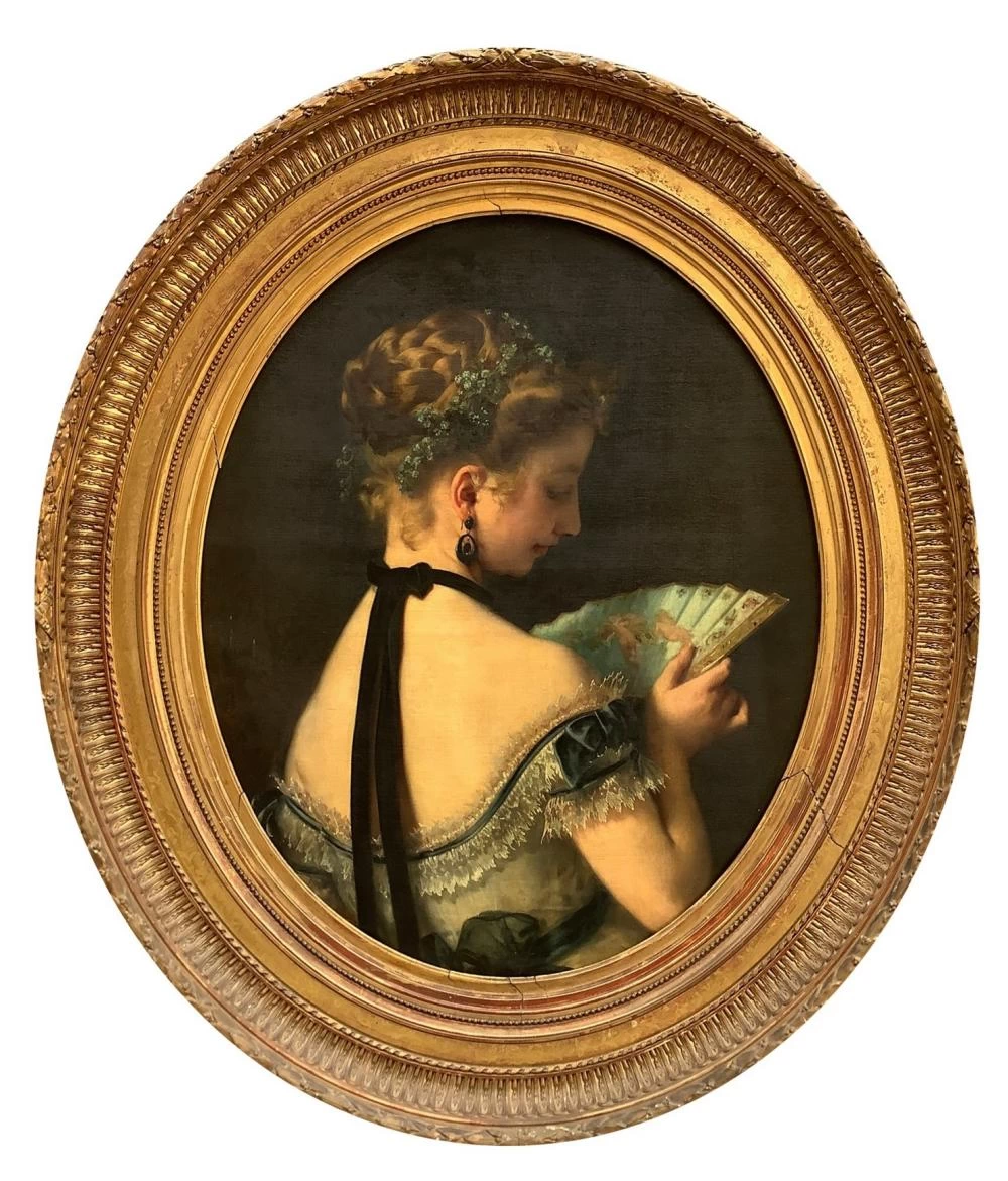 Donna con ventaglio